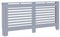 vidaXL Heizkörperverkleidung mit horizontalen Latten Heizkörperabdeckung Heizungsverkleidung Heizung Heizkörper Abdeckung Anthrazit 172x19x81,5cm MDF