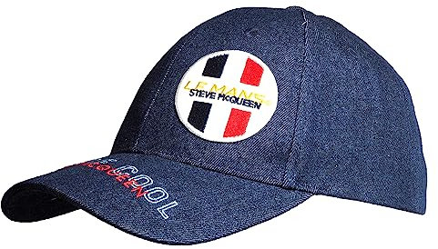 Steve McQueen Le Mans Raw Denim Cap Dark Blue