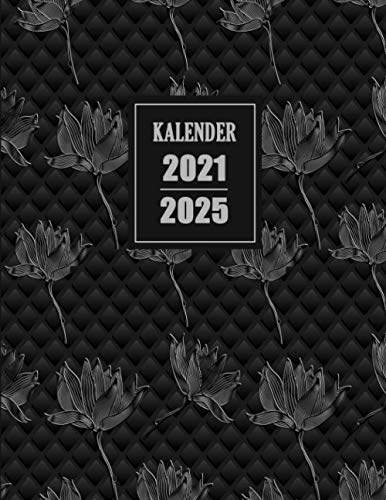 Kalender 2021-2025: 5 Jahres Planer | 1 Monat auf 2 Seiten | Taschenkalender für Notieren | Terminplaner für 60 Monate mit Hochglanz Softcover