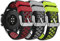 TUSITA [3 Stück Schnelle Veröffentlichung Armband 22mm Kompatibel mit Garmin Vivoactive 4,Venu 2,Huawei Watch GT GT2 GT2e GT3 GT Runner,Galaxy Watch, TicWatch Pro GTX E2 S2,Amazfit GTR 2 2e 3 Pro