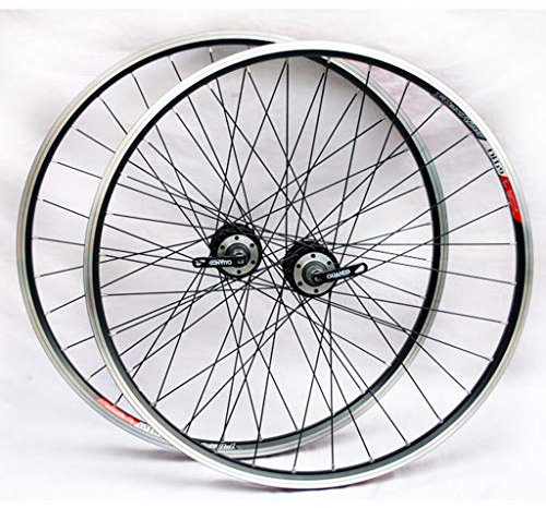 Felgen MTB Laufradsatz Für 26 Zoll Laufräder Vorderseite Und Rückseite Doppelwandige Leichtmetallfelge Cassette Hub Abgedichtetes Lager Scheiben- / Felgenbremse QR 7-11 Geschwindigkeit 36H