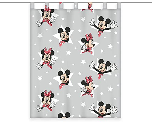 Klaus Herding GmbH Disney Minnie & Mickey Gardine Vorhang Fertiggardine 140 x 175 cm Blickdicht