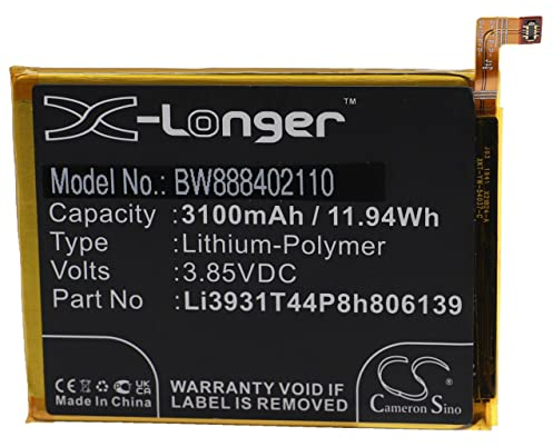 vhbw batteria compatibile con ZTE Blade A5 2020, A7 Prime, A7 Prime Z6201V smartphone cellulare (3100mAh, 3,85V, Li-Poly)