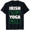 Lustige Yoga-Zeit Lustiges Bier getrunken Alkohol Irish Yoga T-Shirt