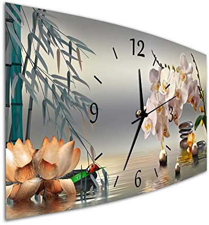 Bilder-Manufaktur BM Funk Quarz Quarzwanduhr Wanduhr Funkwanduhr Funkwanduhren Funkuhr Funkuhren kein Ticken lautlos geräuschlos leise ohne Tickgeräusche groß XXL MF3-9584-funk