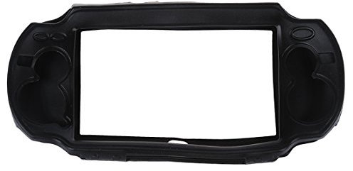 Zunedhys Carcasa protectora de silicona negra para PSV