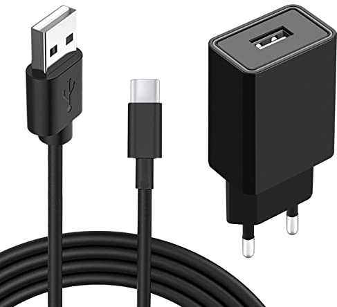 MEROM 5V Netzteil USB C mit Stecker kompatibel mit iPhone,Huawei,Samsung Galaxy,Babyphone,JBL Charge-5,LG,Blackview,E-Reader,Tablet Kinder,Spielzeug,TV Box,Sicherheitskamera Universal Ladegerät