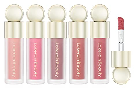 Beauty Searcher Flüssige Blushes, Leichte Atmungsaktive Feel Flüssige Blush für Wangen Natürliche Superdewy Flüssige Blusher Make-up Langanhaltende Creme Flüssige Blush Kosmetik (5 PCS)