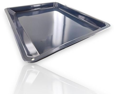 DEKAROX emailliertes Backblech 466x385x38mm hoch für AEG Electrolux Juno Zanussi 14002469802/3 140024698023 für Backofen Dampfgarer