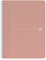 Oxford Spiral-Notizbuch A4 kariert, 180 Seiten, My Rec’Up, aus recycelten Papp-Bechern, rosa