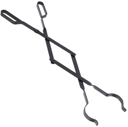 OSALADI De Leña Plegables De Inoxidable Para Chimenea Herramienta Práctica y Segura Para Uso Interior y Exterior Para Camping y Barbacoa