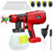 Electric Paint Sprayer System For Milwaukee 18V With 1000 ml Container, 3 Spray Modes,4 Brass Nozzles Paint Spray Gun For house, Paint, Walls, Fences, Furniture (Batteries Not Included)