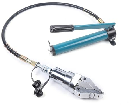 KEESUNG 8T Hydraulische Presszange, Hydraulischer Flanschspreizer Tragbarer Manueller Hydraulischer Spreizer Expander Rohrexpander für Schiffbau Brandbekämpfung Industrieanlagen