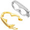 PH PandaHall 2 Stück 925 Halsketten Verkürzer Aus Sterlingsilber Zirkonia Infinity Shortener Enhancer Verschluss Mini Perlenverbinder Für Armbänder Schmuckherstellung Golden/Silber