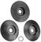 FOCSTOL Intaglio Legno Mola Disco - 3 pezzi 125mm x 22,23mm Disco Smerigliatrice per Legno Smerigliatura Modellatura Lucidatura Intaglio