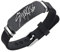 Yoimckay 1 Pack Bracelet, Charm Silikon Armbänder Schmuck, Kinder Bracelets, Schwarzes Armband, Adjustable Wristband, Bracelet Adjustable Wristband für Fan Geburtstag Kreatives