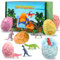 Badekugeln Dinosaurier, Dwafill 6 Stück 100g Badebomben Kinder, Badezusatz Kinder Weihnachten, Add Badespaß of Badebomben mit Überraschung, Badebomben Kinder, Weihnachten, Holiday Gifts