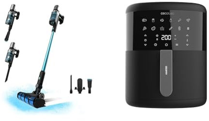 Cecotec Akku-Besenstaubsauger Conga Rockstar 2500 Thunder Jalisco Heißluftfritteuse ohne Öl, 6 L Cecofry Bombastik 6000. 1700 W, PerfectCook-Technologie