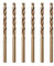 Misuyue 8% Cobalt Drill Bits, Metal Drill Bit Set 3.2mm, 6pcs HSS M42 Carbide Twist Drill Bit for Metal Stainless Hard Steel Aluminum, Wood Drill Bits