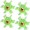 Threehoney 4 Pcs Utility Pump Replacement Impeller for Utility Water Transfer Pumps, 2 Diameter, 7/8 Width, 5/16 Shaft, Compatible with Jabsco 6303-0007-P