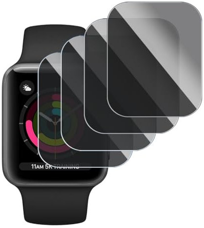 KARYLAX - Anti-Spionage-Displayschutz aus Glas, kratzfest, Sichtschutz, für Smartwatch AMZSA P45/AKUMAKA P45 1,8 Zoll (4,7 cm), 4 Stück