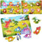 3PCS Wooden Puzzles, Toddler Puzzles, Animal Puzzle Jigsaw Set, Educational Toys for 2-3 Year Olds, Toys for 2 Year Old Girls, Toys for 2 Year Old Boy, Animal Puzzle Jigsaw Set, for Learning Animals