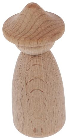 MOLUCKFU Hölzerne Puppe Mini Plüschtiere Kuscheltiere Fingerpuppen Peg-Puppen puppen kinderpuppe kinderknallzeug holzfigur holzdeko DIY Holzpflockpuppen Puppendekor aus Holzpflöcken