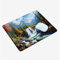 Tapis de Souris, Tapis Souris Montagne sous Main Bureau 420x350x3mm sous Main Rivière Mouse Pad Imperméable, Ultra Mince Base en Caoutchouc Antidérapante, Portable, Accessoire Bureau Gaming T1-77