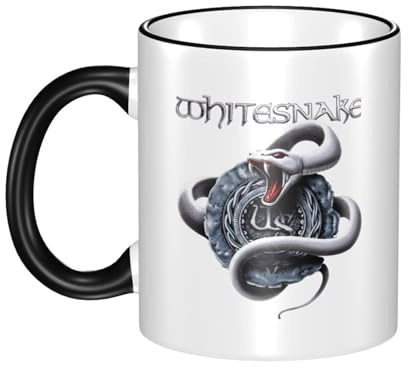 Whites-n*AKE Rock Band Ceramic Mug, Hard Rock Band 330ml Coffee Cup Merchandise for Home Office Gifts