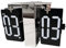 Baoblaze Wandmontierte Digitale Flip -Down -Uhr Automatische Seite Drehung Mehrzweck 8.1x3x5.4inch für Room Leichtgewicht, Style B