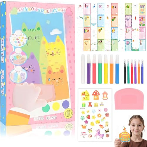 35 Stück Regenbogen Kratzbilder Set, Kratzpapier Bastelset für Kinder, DIY Kratzkunst mit Holzstiften – Ideal für Kindergeburtstag, Schule & Partyaktivitäten