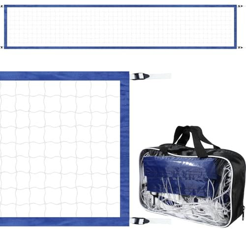 Filet Badminton Exterieur et Filet Volley Piscine 4.5×0.9m - Filet de Rechange Portable avec Sac de Transport, sans Support, pour Jardin, Piscine, Plage, Jeux d'extérieur
