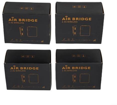 Wireless inEar Monitor Set 2 4GHz con trasmettitore e ricevitore ricaricabili, supporta la trasmissione audio a bassa latenza fino a 30 metri di distanza (1 tran 3 ricevitori)