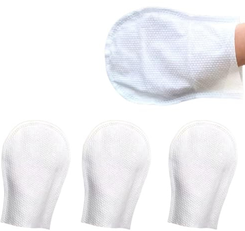 YehVeh 4 Pack Car Interior Detailing Glove Disposable Car Interior Wipes Cleaner Quick Touch up Wet Cleaning Mitt for Car Seat Surface Detailing Dashboard Door Panel Steering Wheel Center Console
