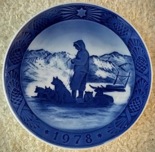 1978 Royal Copenhagen Weihnachtsteller – Grönland-Szene