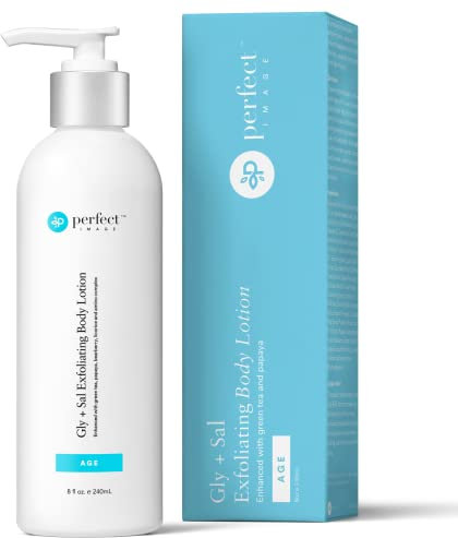 Perfect Image Bodylotion & Körperpeeling Mit Gly 10 % + Sal 2 % – Angereichert Mit Grüntee,Papaya,Bärentrauben,Süßholz,Amino Komplex