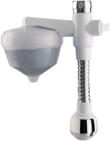 Siroflex 2652/1S Silver UNI 3-A Depuratore Acqua Domestico Made in Italy Con Cannuccia Flessibile Aeratore Doccetta Sirius | Depuratore Acqua Rubinetto | Filtro Acqua Rubinetto Depuratore