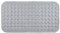 Brandsseller Badewannenmatte 70x38 cm Badewanneneinlage Duschmatte mit Noppen Grau
