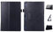 Lobwerk Étui de protection à rabat en cuir synthétique pour tablette Lenovo Tab 10 TB-X103F 25,6 cm (10,1) Noir