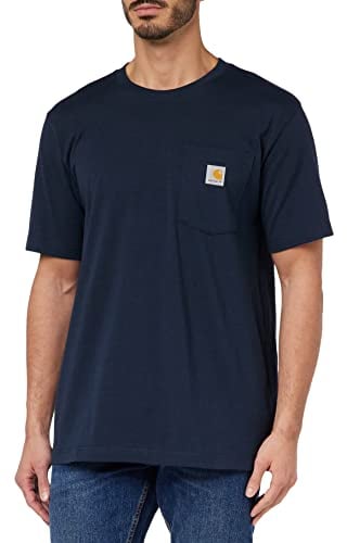 Carhartt Workwear Pocket T-Shirt S/S - Baumwoll T-Shirt,navy 412, XXL