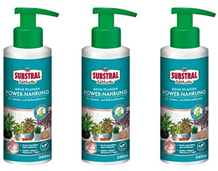 SUBSTRAL Naturen Meine Pflanzen Power Nahrung 720 ml - Anwendungsfertig im praktischen Pumpspender - für Zimmer- und Balkonpflanzen Ihre Pflanzen in einem Handgriff.