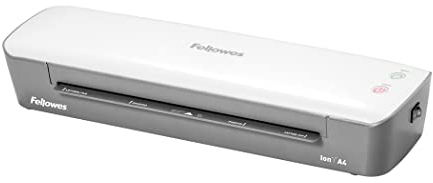 Fellowes Laminiergerät A4 Ion für das Home Office, für Laminierfolien bis 125 Mikron Stärke, inkl. 10 Laminierfolien A4