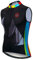 Camiseta de ciclismo para hombre, sin mangas, chaleco de ciclismo de carretera, ropa de equitación, carreras, MTB, ciclismo de montaña, ciclista, negro, XL, 5510, X-Large