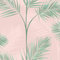 Pink South Beach Palm Wallpaper Metallic Tropical