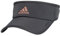 adidas Women's Superlite Performance Visor, Grey Six/Rose Gold, One Size