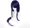 Anime Cosplay Perücke, Genshin Impact Perücke, mit Kostenloser Perückenkappe, für Halloween, Party, Karneval, Nachtleben, Konzerte, Hochzeiten (Raiden Shogun)