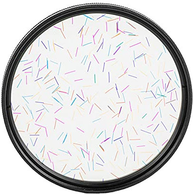 Baoblaze 82mm Streak Filter Zeichenspiegel Klassisches Zubehör für DSLR Micro SLR Kameras Videoaufnahmen Aufnahme Lange Lebensdauer