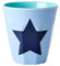 Rice Melamine Star Mug Medium Blue