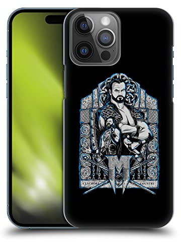 Head Case Designs Offizielle WWE Drew McIntyre Poster Kunst D. McIntyre Grafiken Harte Rueckseiten Handyhülle Hülle Huelle kompatibel mit Apple iPhone 14 Pro Max