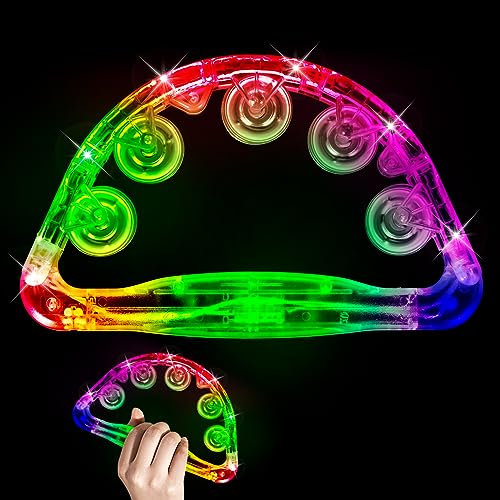 LED Tamburin, Licht bis Musical Blinkende Tamburin (1 PCS)